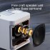 KD203 Karaoke Machine with 2 Wireless Microphones Portable Boombox Aux Tf Card U Disk Player Voice Changer Pink