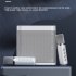 KD203 Karaoke Machine with 2 Wireless Microphones Portable Boombox Aux Tf Card U Disk Player Voice Changer Pink