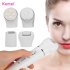 KEMEI 2199 5 in 1 Epilator Women Shaver Hair Removal Face Cleansing Brush Face Skin Care Tool white EU plug