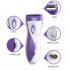 KEMEI 3018 Electric Lady Epilator  Depilation Massager Multi effect Shaving Knife Feet Care Tools Pink EU Plug