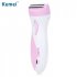 KEMEI 3018 Electric Lady Epilator  Depilation Massager Multi effect Shaving Knife Feet Care Tools Pink US Plug