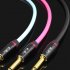 KGRB Electric Guitar Cable Connecting Line Instrument Bass Keyboard Drum Pure Copper Noise Reduction Shield Pink 3 meters Straight elbow head 