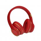 KH20 Bluetooth Headphones Over Ear Wireless Headphones With Microphone Lightweight Headset For Laptop PC red