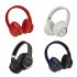 KH20 Bluetooth Headphones Over Ear Wireless Headphones With Microphone Lightweight Headset For Laptop PC black