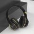 KH20 Bluetooth Headphones Over Ear Wireless Headphones With Microphone Lightweight Headset For Laptop PC black