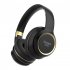 KH20 Bluetooth Headphones Over Ear Wireless Headphones With Microphone Lightweight Headset For Laptop PC black