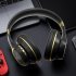 KH20 Bluetooth Headphones Over Ear Wireless Headphones With Microphone Lightweight Headset For Laptop PC black