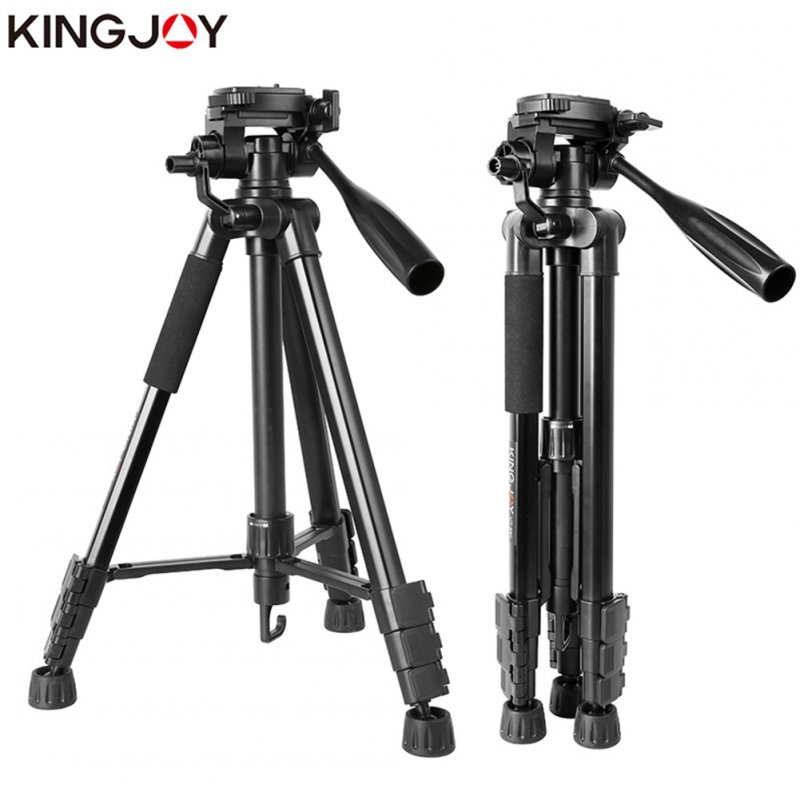 KINGJOY Metal VT-860 Lightweight Holder Photography Camera Video Live Tripod Tripod Set black