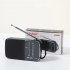KK 218 AM FM Radio Telescopic Antenna Radio Receiver Battery Operated Portable Radio Best Reception For Elder Home black