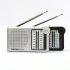 KK18 AM FM Radio Portable Radio Battery Operated Excellent Reception Multi function Retro Speaker Easy Adjustment Radio For Senior Running Walking Home black