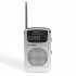 KK19 Portable AM FM Radio Battery Operated Radios Best Reception Easy Adjustment Compact Radios Player With Telescopic Antenna Retro 2 Band Radio For Senior Hom