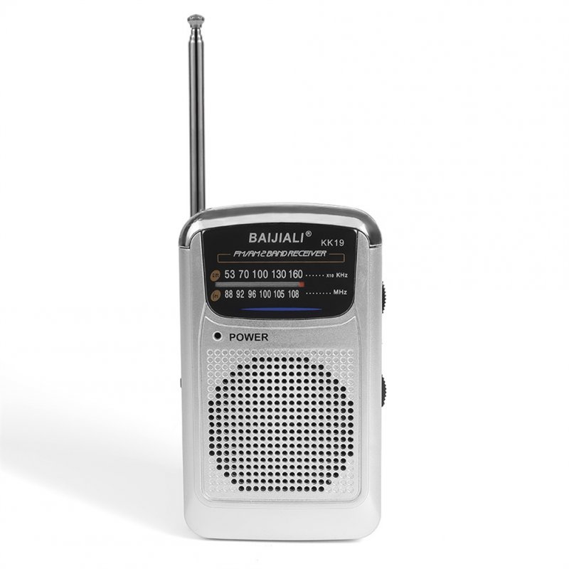 KK19 Portable AM FM Radio Battery Operated Compact Radios Player Retro Radio