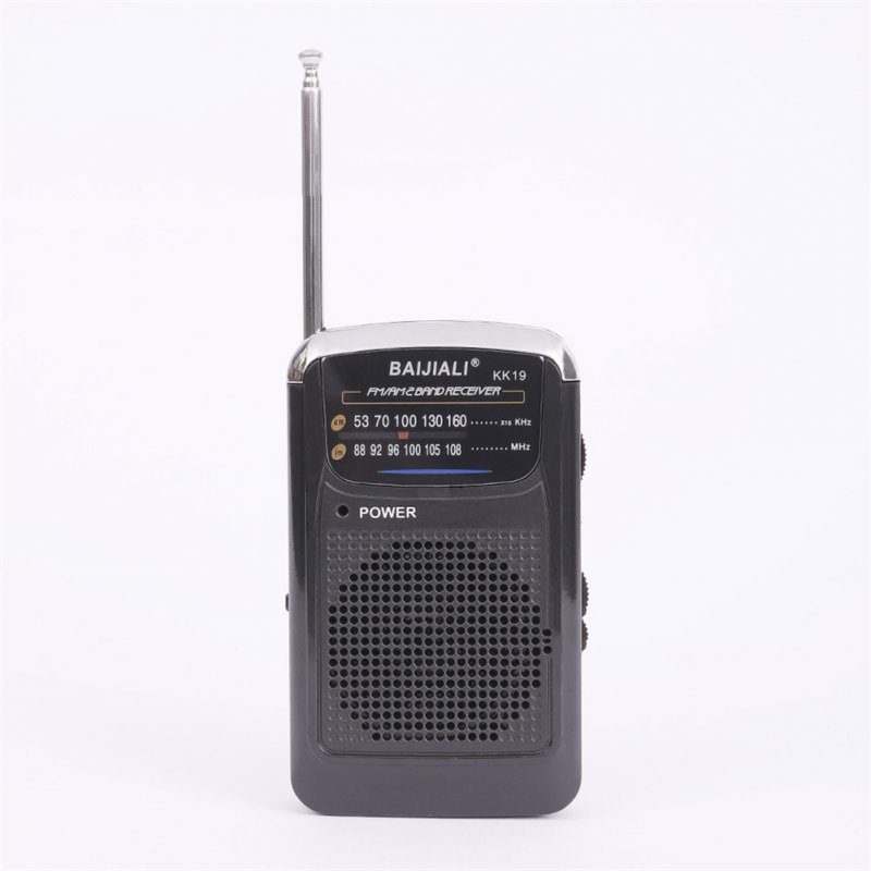KK19 Portable AM FM Radio Battery Operated Compact Radios Player Retro Radio