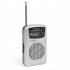 KK19 Portable AM FM Radio Battery Operated Radios Best Reception Easy Adjustment Compact Radios Player With Telescopic Antenna Retro 2 Band Radio For Senior Hom