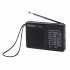 KK228 Portable AM FM Radio With Telescopic Antenna Mini Radio Powered By 2 AA Battery Stereo Sound Speaker Radio Best Reception 2 Band Radio For Elder Home Runn