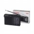 KK228 Portable AM FM Radio With Telescopic Antenna Mini Radio Powered By 2 AA Battery Stereo Sound Speaker Radio Best Reception 2 Band Radio For Elder Home Runn