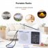 KK228 Portable AM FM Radio With Telescopic Antenna Mini Radio Powered By 2 AA Battery Stereo Sound Speaker Radio Best Reception 2 Band Radio For Elder Home Runn