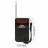KK78 AM FM SW Radio Battery Operated Portable Longest Lasting Pocket Radio With Telescopic Antenna Radios Player 3 Band Mini Radio For Senior Walking Indoor Out