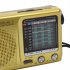 KK9 Weather Radio SW AM FM Portable Radio Battery Operated Longest Lasting Radio For Emergency Hurricane Running Walking Home black