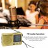 KK9 Weather Radio SW AM FM Portable Radio Battery Operated Longest Lasting Radio For Emergency Hurricane Running Walking Home silver