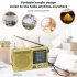 KK9 Weather Radio SW AM FM Portable Radio Battery Operated Longest Lasting Radio For Emergency Hurricane Running Walking Home silver