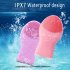 KL2D36 203 Electric Face Cleaner Brush Silicone Waterproof Ultrasonic Pore Clean Instrument Spa Massager 