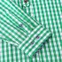 KOJOOIN Oktoberfest Men Classic Plaid Shirt Embroidered Shirt