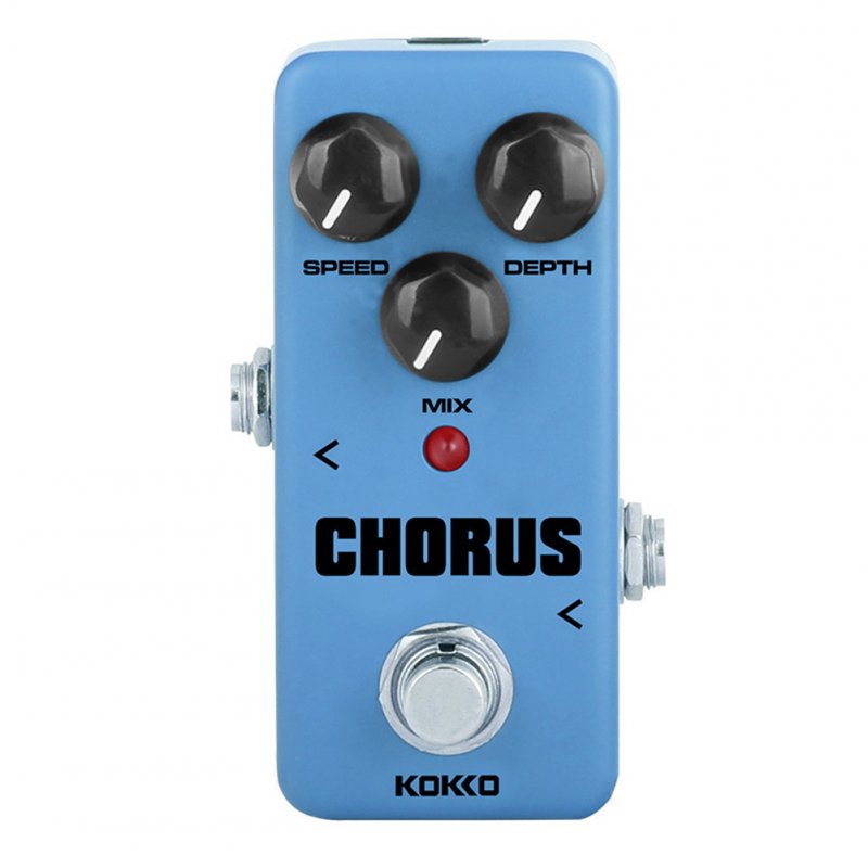KOKKO CH2 Mini Chorus Portable Enclosure Aluminum Alloy Shell Pedal Guitar Effect Pedal FCH-2 blue