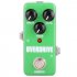 KOKKO FOD3 Mini Overdrive Electric Guitar Effect Pedal Portable True Bypass Aluminium Body Tube Overload Guitar Stompbox FOD 3 green