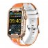 KR88 Smart Watch 1 57 Inch Smart Fitness Tracker Watch Heart Rate Blood Oxygen Monitor Black Shell Camouflage Tape