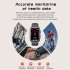 KR88 Smart Watch 1 57 Inch Smart Fitness Tracker Watch Heart Rate Blood Oxygen Monitor Silver Shell Orange Tape