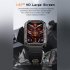 KR88 Smart Watch 1 57 Inch Smart Fitness Tracker Watch Heart Rate Blood Oxygen Monitor Silver Shell Camouflage Belt