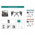 KS66 RC Drone With Dual 8K Camera 18mins Flight Time Optical Flow Positioning WIFI Brushless RC Quadcopter 6k