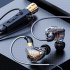 KT02 3 5mm Earbuds In Ear Headphones With Microphone Bass HiFi Earphones For Streaming Karaoke Earbuds Black 1 2 meters