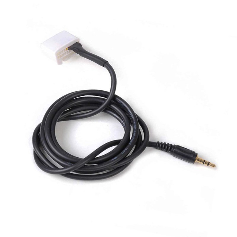 3.5MM AUX IN Input Cable Audio Radio Male Interface Adapter Cable for MP3 for Toyota Camry RAV4 Corolla