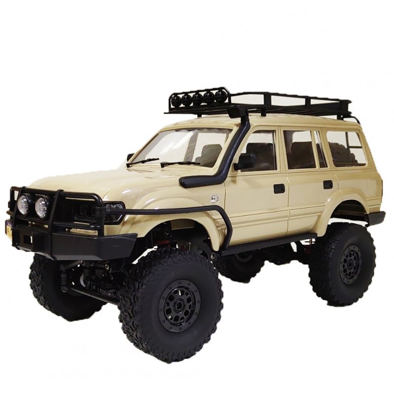 C54 RC Car for Wpl C54 Land Cruiser 4wd Lc80 Crawler Full Scale 260 Motor Off-road Climbing Vehicle Yellow