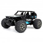 KYAMRC 1:18 Remote Control Short Pickup Car Model 2.4g Remote Control Big-foot Off-road Vehicle Toy For Boys 1888A Alloy - Black