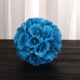 7 inch Silk Rose Ball Wedding Kissing Balls 