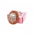 Kalimba 8 Key Thumb Piano Music Instrument Mini Musical Keyboard Thumb Piano Lightweight Durable Wooden Thumb Piano Ideal Birthday Gift For Kids Musical Lovers 