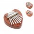 Kalimba 8 Key Thumb Piano Music Instrument Mini Musical Keyboard Thumb Piano Lightweight Durable Wooden Thumb Piano Ideal Birthday Gift For Kids Musical Lovers 