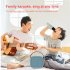 Karaoke Machine Portable Bluetooth Speaker with Wireless Microphone Music Mp3 Player for Boys Girls Gift Pink 1 to 1