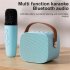 Karaoke Machine Portable Bluetooth Speaker with Wireless Microphone Music Mp3 Player for Boys Girls Gift Blue 1 to 1
