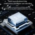 Karaoke Machine With Dual Microphones AUX TF Card U Disk Player Portable Speaker Studio Speaker For Party Meeting Kids black