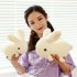 Kawaii Rabbit Plush Doll Cute Cartoon Bunny Soft Stuffed Plush Toy For Kids Gifts Home Decoration pink rabbit 28 cm   gift bag