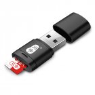 Kawau Micro SD Card Reader 2.0 USB High Speed Adapter with TF Card Slot C286 Max Support 128GB Memor black