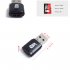 Kawau Micro SD Card Reader 2 0 USB High Speed Adapter with TF Card Slot C286 Max Support 128GB Memor black