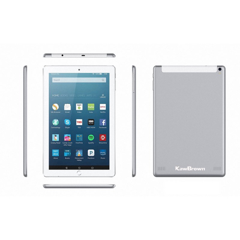Kawbrown Ten Inch Dual SIM 1+16GB Silver
