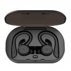 Kawbrown BE1018 TWS New Bluetooth 5 0 Earphone Noise Cancelling Bass Sports Wileless Bluetooth Headphone Black