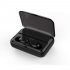 Kawbrown F9 Bluetooth 5 0 TWS Earphones Mini 5D Stereo True Wireless Earbuds Binaural Calling Handsf Black