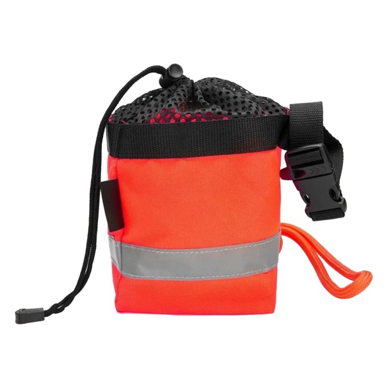 Kayak Rescue Floating Line Nylon Reflective Throw Rope Floating Bag For Fishing Boat Yatch Kayak Sea Raftiing Safety Bag 49.2ft/ 98.4ft 15M